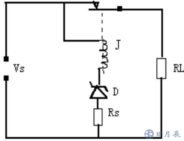 穩壓二極管的工作原理及穩壓二極管使用電路圖